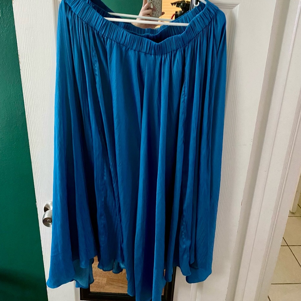 NWT Anthropologie Blue Skirt
